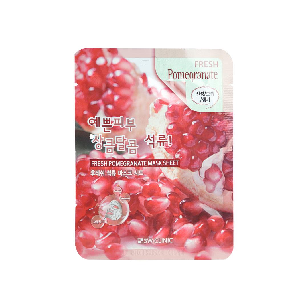 3W Clinic Fresh Pomegranate Sheet Mask – 23ml