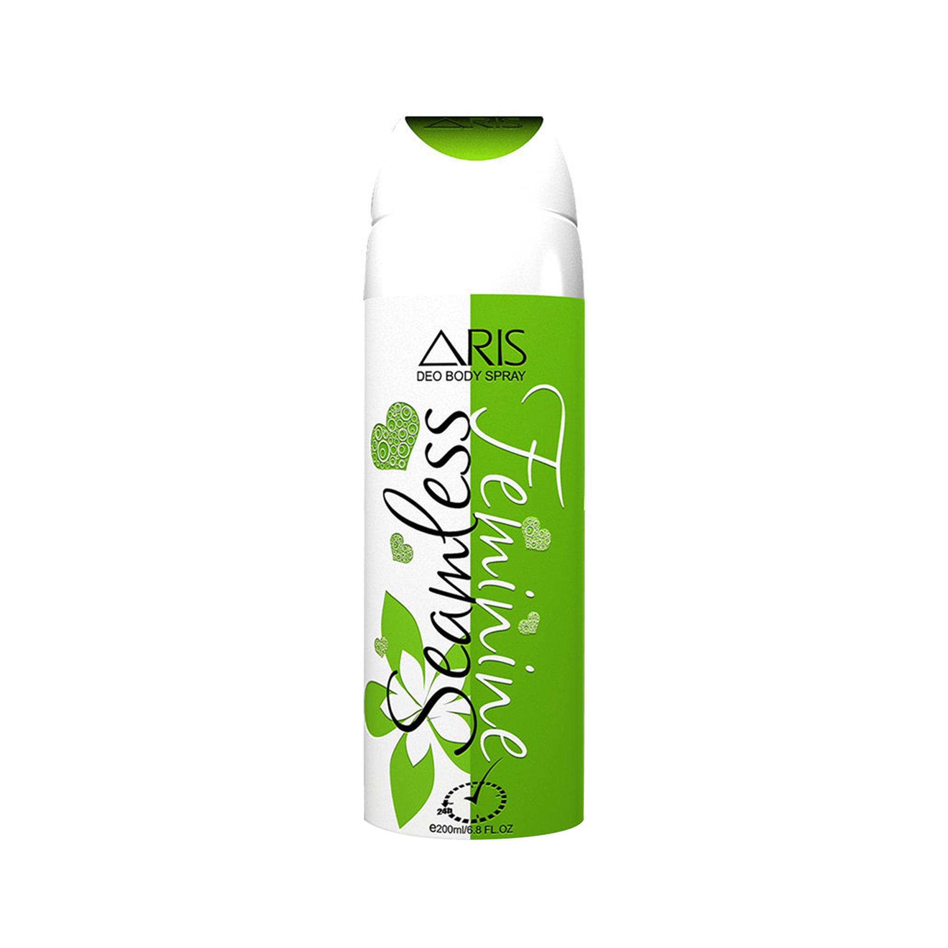 Aris Seamless Feminine Female Body Spray – 200ml