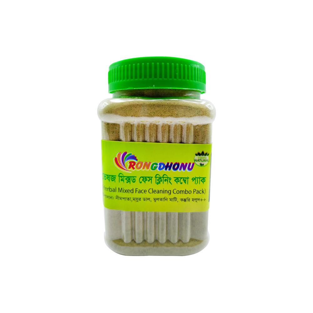 Ronngdhonu Herbal Mixed Face Cleaning Pack – Rongdhonu – 200gm