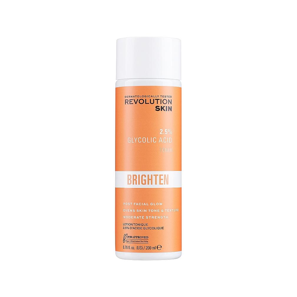 Makeup Revolution Skincare 2.5% Glycolic Acid Toner – 200ml
