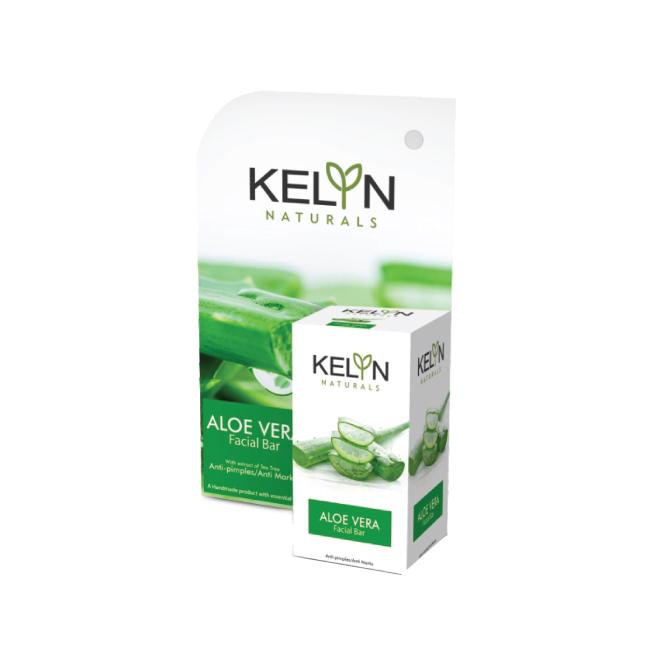 Kelyn Naturals Aloe Vera Facial Bar – 25gm