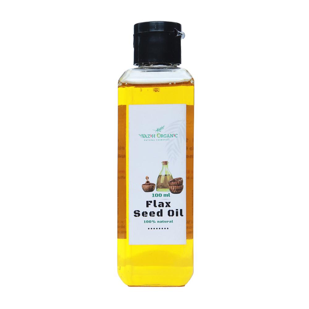 Wazih Orange Flax Seeds Oil – Wazih Organic – 100ml