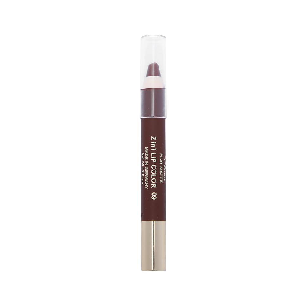 Miss & Mrs. Nina Flat Matte 2 in 1 Lip Color 09 – 2.8gm