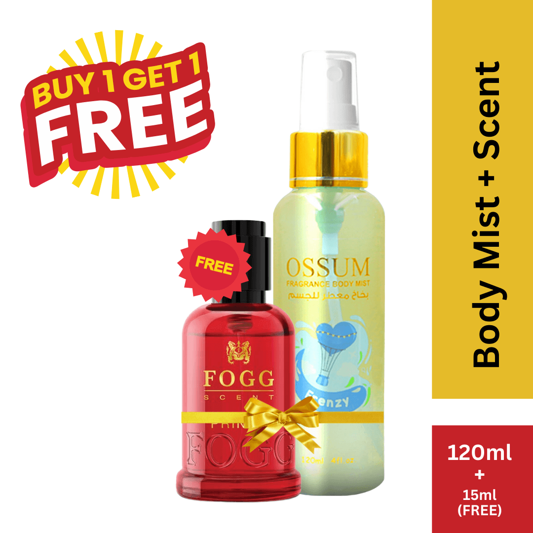 BUY Ossum Fragrance Body Mist Frenzy 120ml  GET 15ml Scent Prince FREE