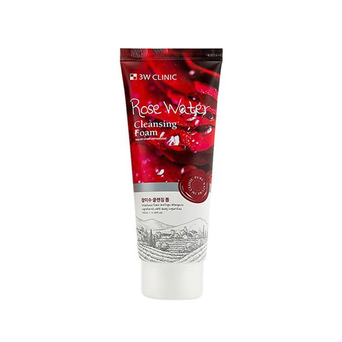 3W Clinic Rose Cleansing Foam – 100ml