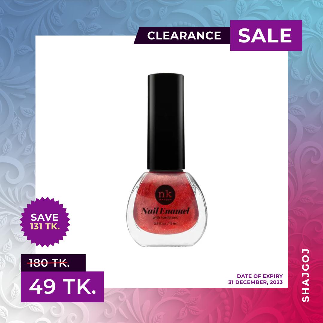 Nicka K Nail Enamel with hardeners Naranja 46 (Expiry Date: 31/12/2023) – 15ml