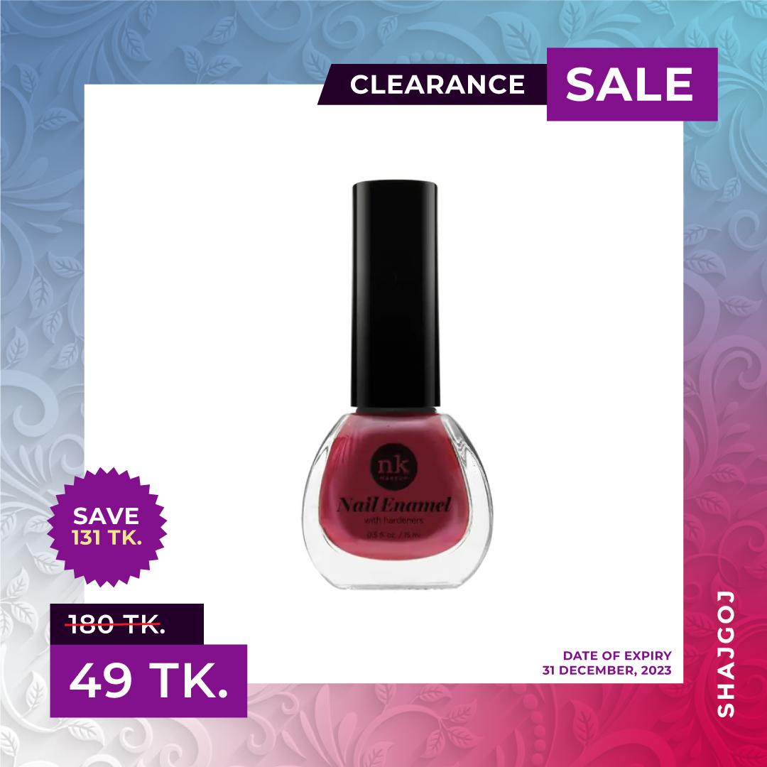 Nicka K Nail Enamel with hardeners Fuchsia Chiffon 81 (Expiry Date: 31/12/2023) – 15ml