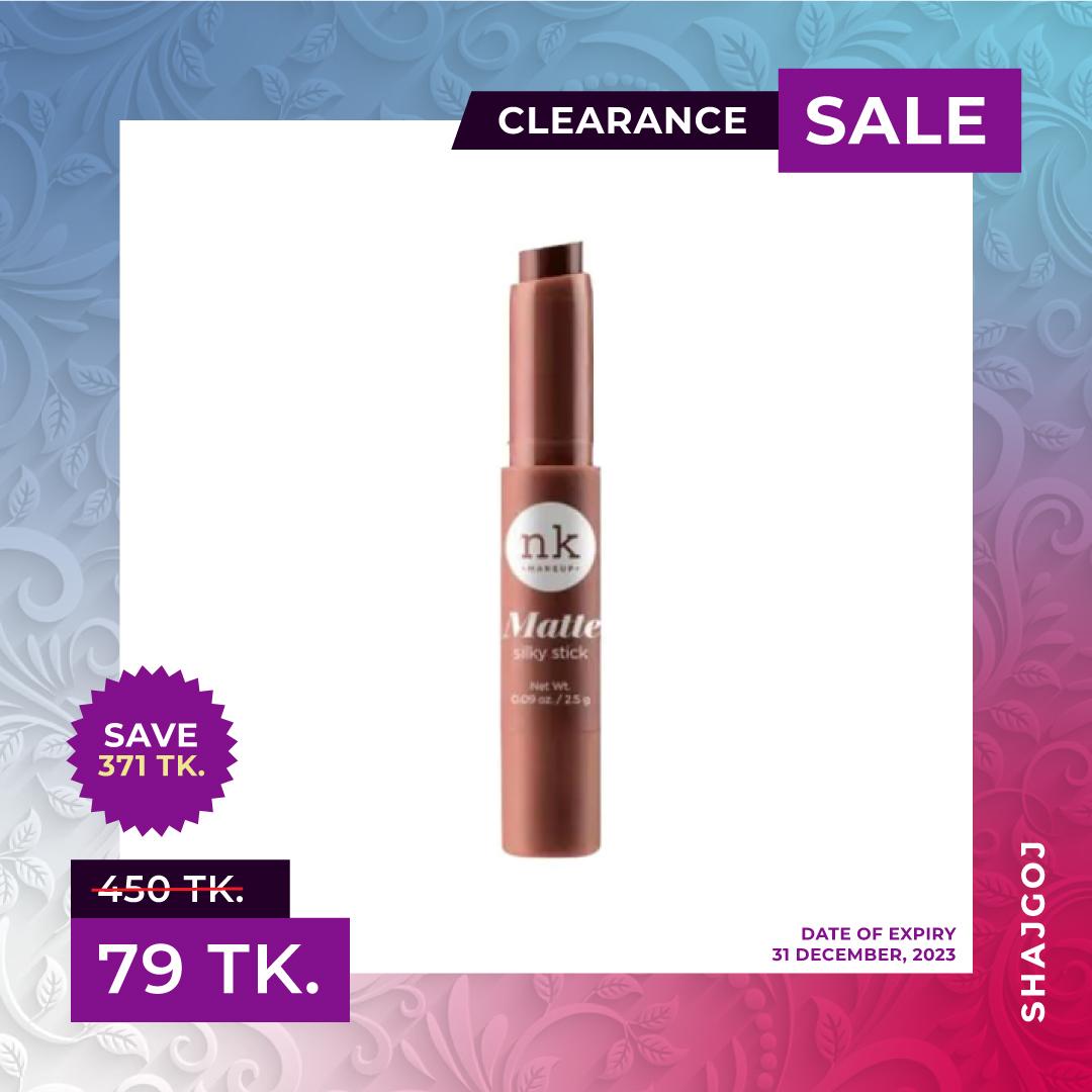 Nicka K Matte silky stick Potters Clay NKF07 (Expiry Date: 31/12/2023) – 2.5gm