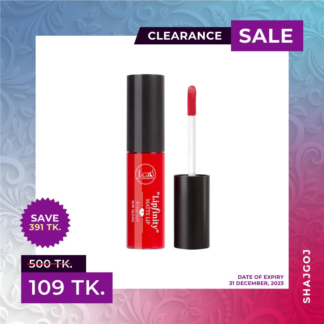 Jcat Lipfinity Matte lip Kissproof 114 - Vegas Before Vows (Expiry Date: 31/12/2023) – J.cat Beauty – 12gm