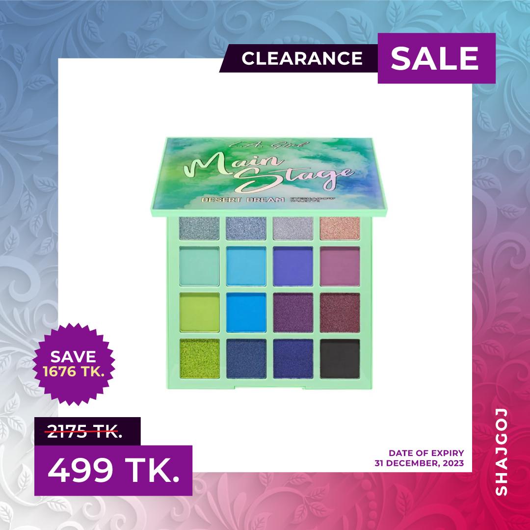 L.A. Girl Desert Dream Eyeshadow Palette G43087 – BACKSTAGE (Expiry Date: 31/12/2023) – 35gm