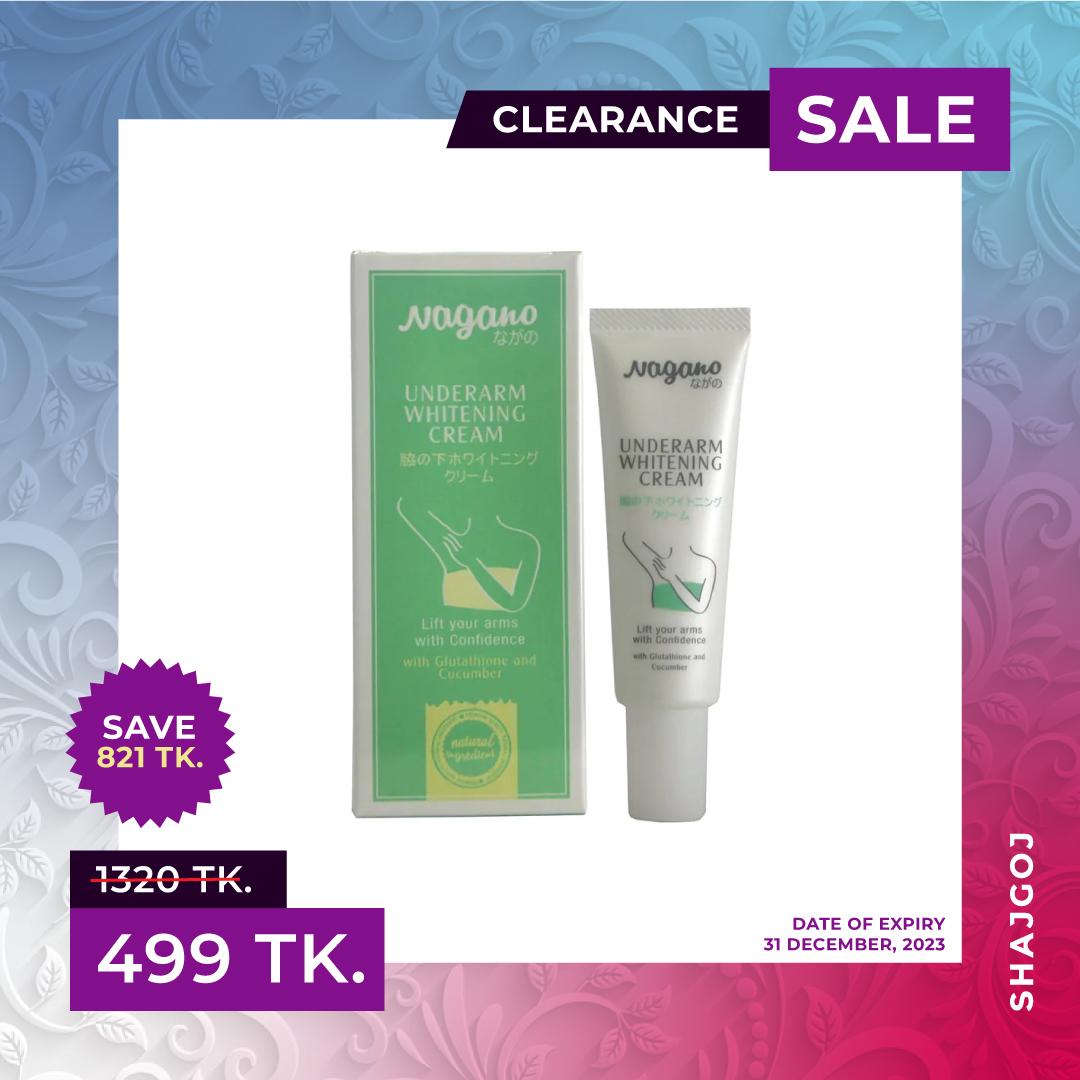 Nagano Under-Arm Whitening Cream (Expiry Date: 31/12/2023) – 30ml
