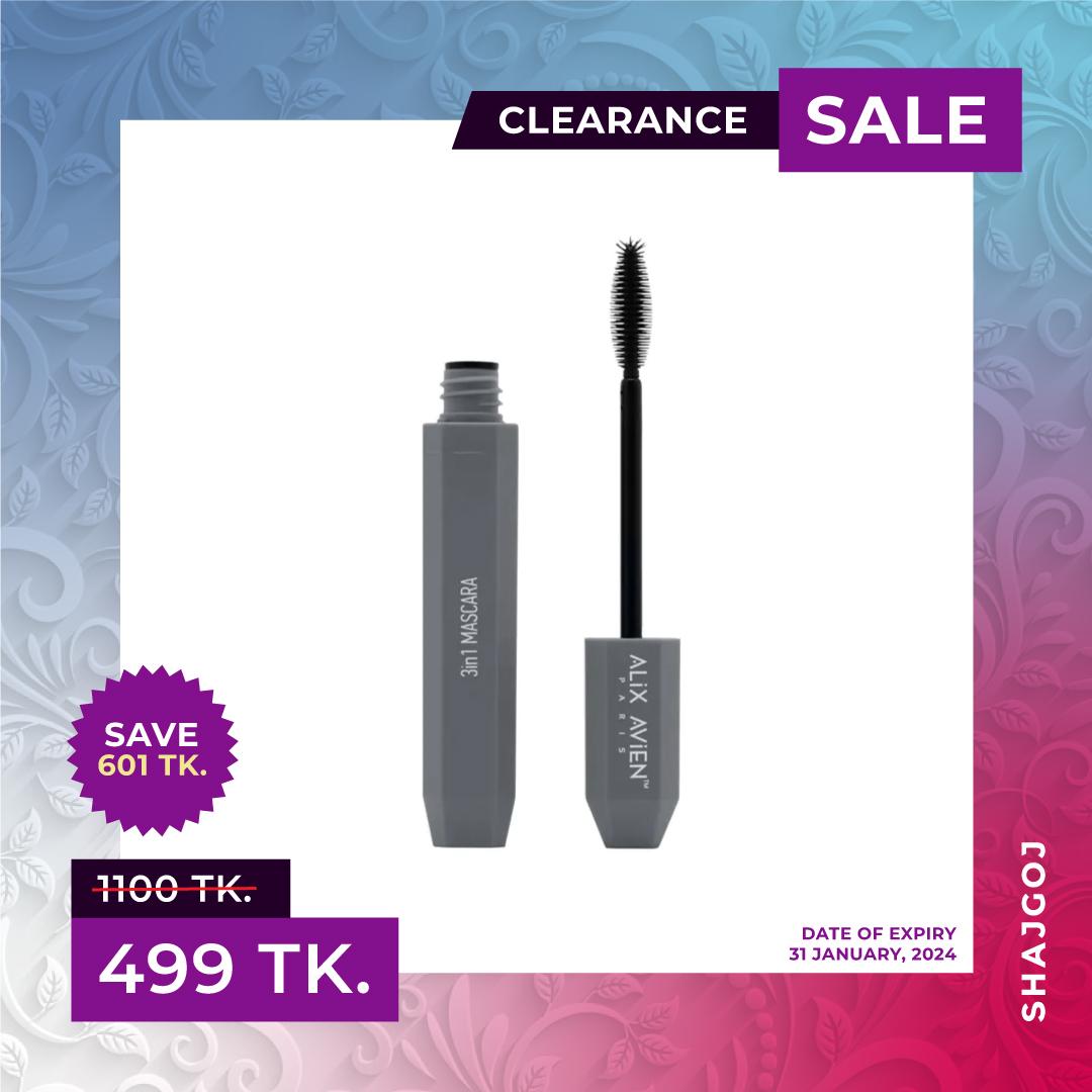 Alix Avien 3 In 1 Mascara (Expiry Date: 31/01/2024) – 10ml