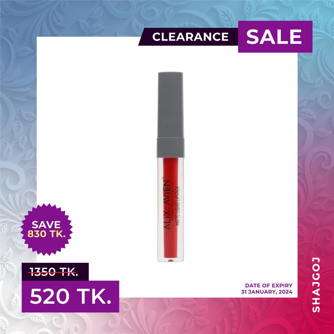 Alix Avien Matte Liquid Lipstick 11 (Expiry Date: 31/01/2024) – 3ml