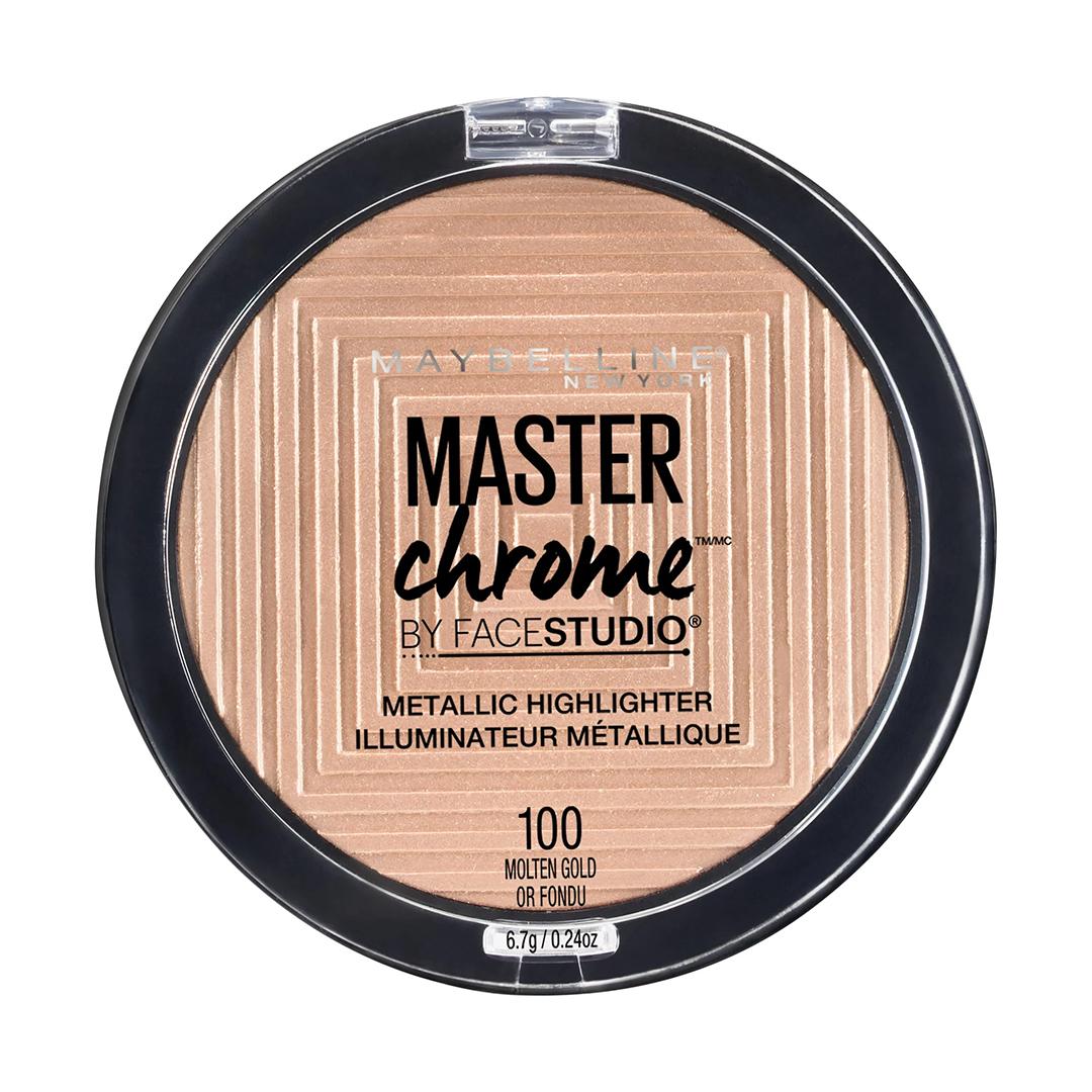 Maybelline New York Master Chrome Facestudio Highlighter- Molten Gold – 6.7gm