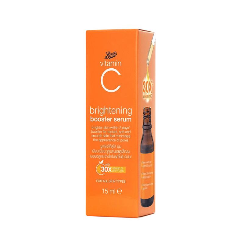 Boots Vitamin C Brightening Booster Serum – 15ml