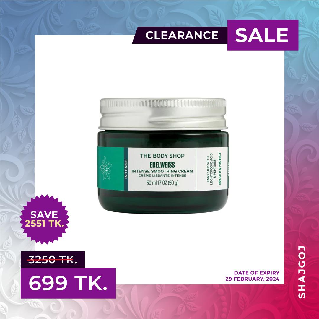 The Body Shop Edelweiss Intense Smoothing Day Cream (2/29/2024) – 50ml