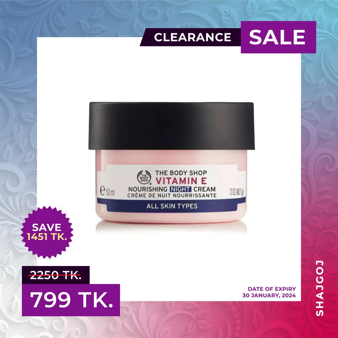 The Body Shop Vitamin E Night Cream (1/30/2024) – 50ml