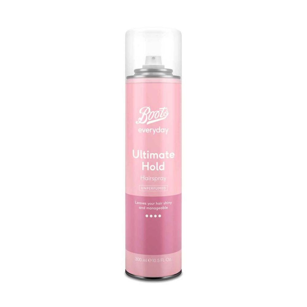 Boots Everyday Unperfumed Hairspray Maximum Hold – 300ml