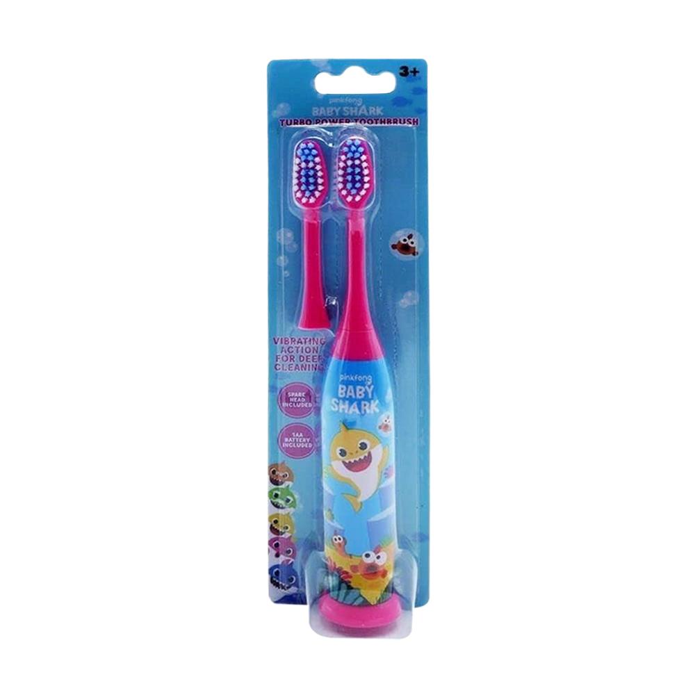 Kids Baby Shark Turbo Battery Toothbrush & Head – Pinkfong
