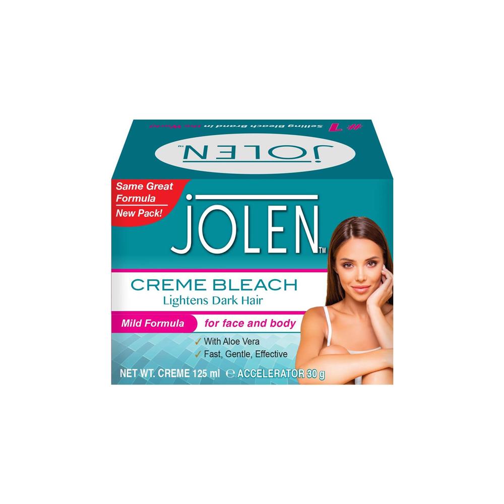 Jolen Crème Bleach Mild Formula For Face & Body – 125ml