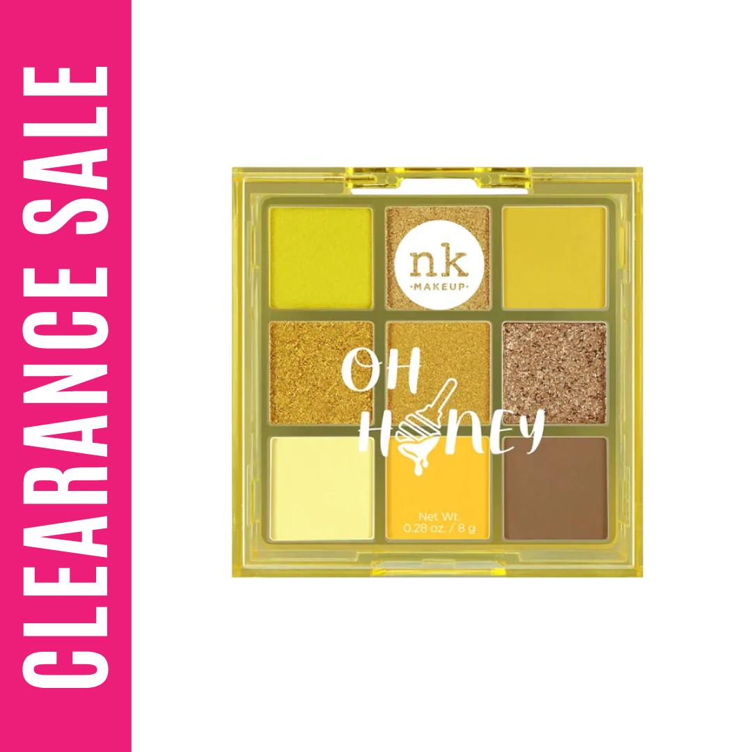 NICKA K Pop Neon Nine Color Eyeshadow Palette Oh Honey ES0909 (Expiry Date - 31/12/2024) – 8gm