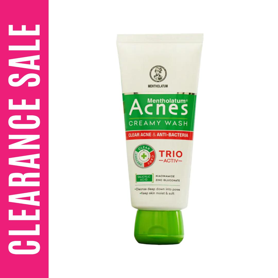 Acnes Mentholatum Acnes Creamy Wash (Expiry Date - 01/07/2024) – 100gm