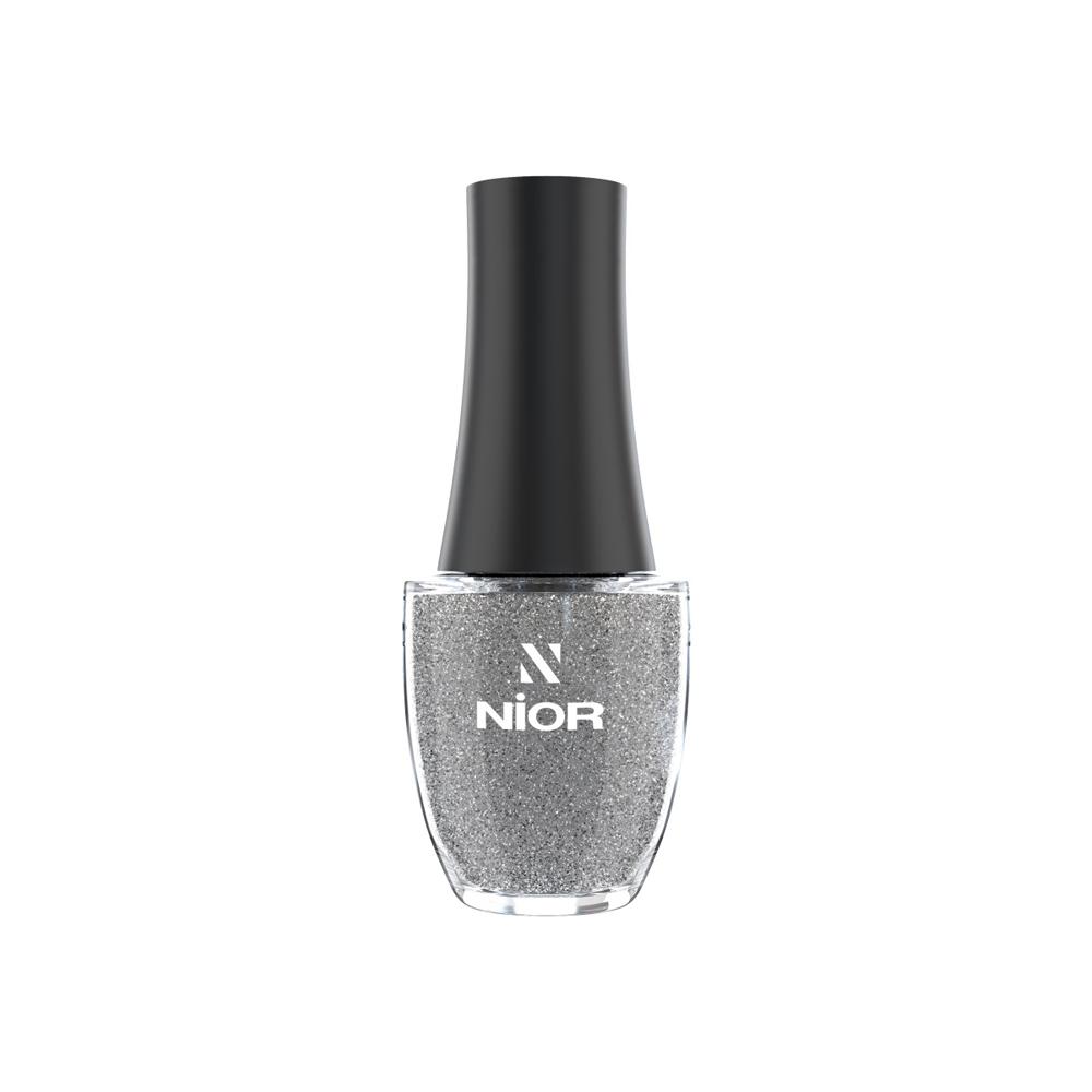 NIOR Glitter Nail Polish - Silver Sparkle – 13ml