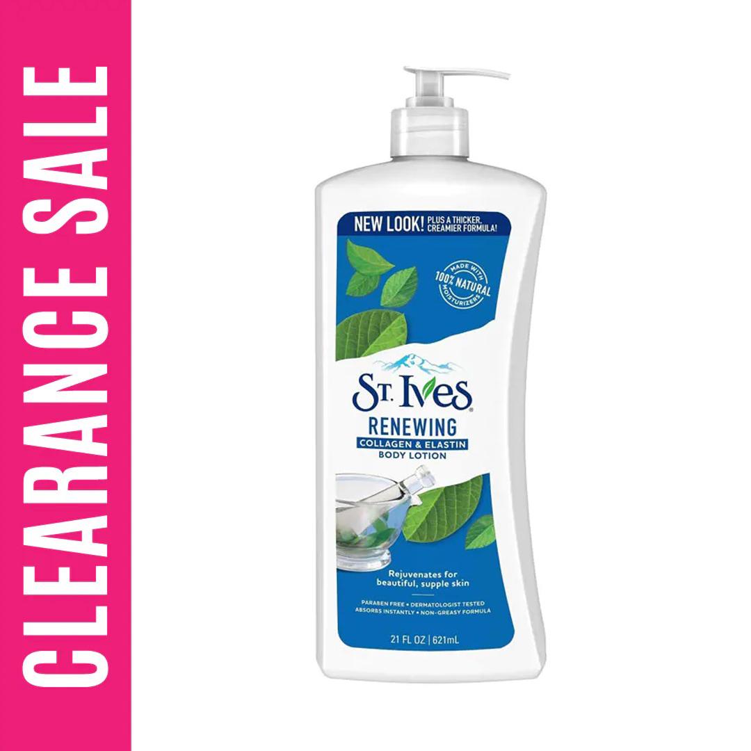 St. Ives Renewing Collagen And Elastin Body Lotion (Expiry Date 18/7/2024) – 621ml