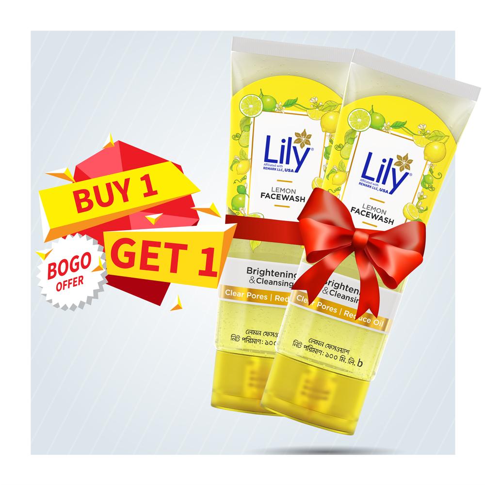 Buy 1 Lily Lemon Facewash Gel Get 1 Lily Lemon Facewash Gel Free