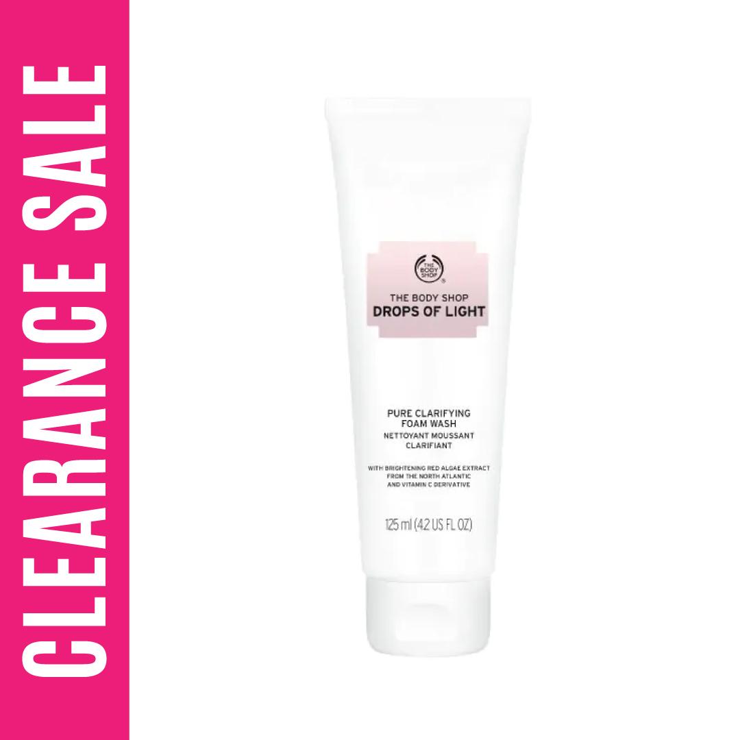 The Body Shop Drops Of Light Pure Clarifying Foam Wash (Expiry Date- 31/8/2024) – 125ml