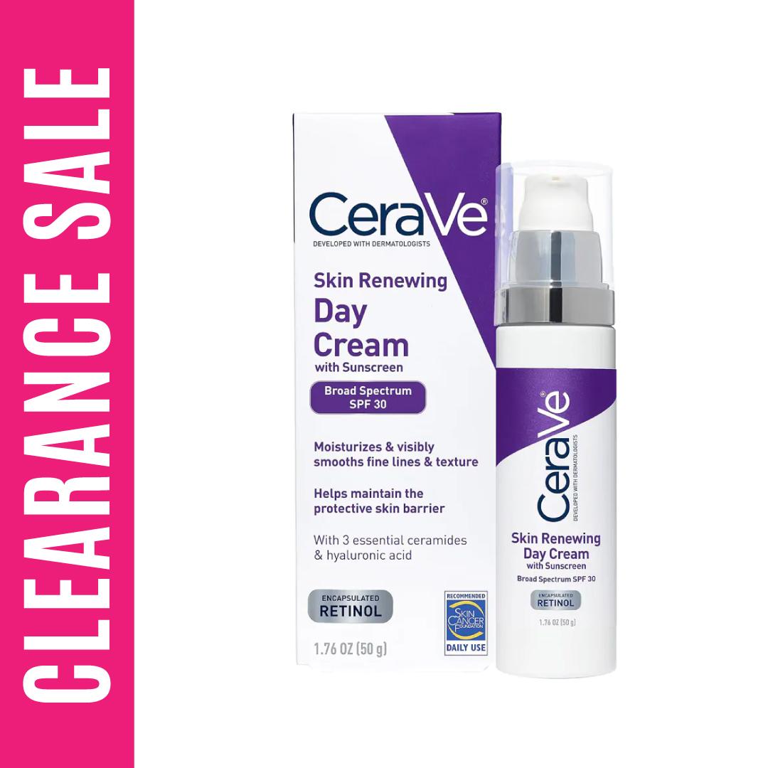 CeraVe Skin Renewing Day Cream Broad Spectrum SPF30 (Expiry Date- 30/05/2025) – 50gm