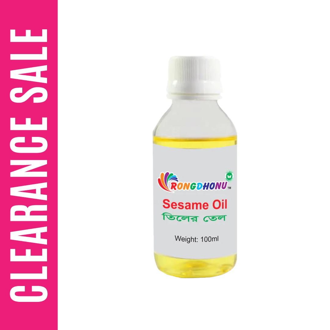 Rongdhonu Organic Sesame Oil (Expiry Date- 1/8/2024) – 100ml