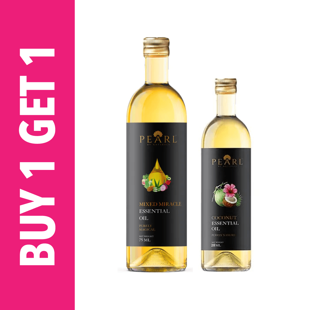 Buy Pearl Mixed Miracle Oil 75ml and Get Pearl Coconut Essential Oil 28 ml Free