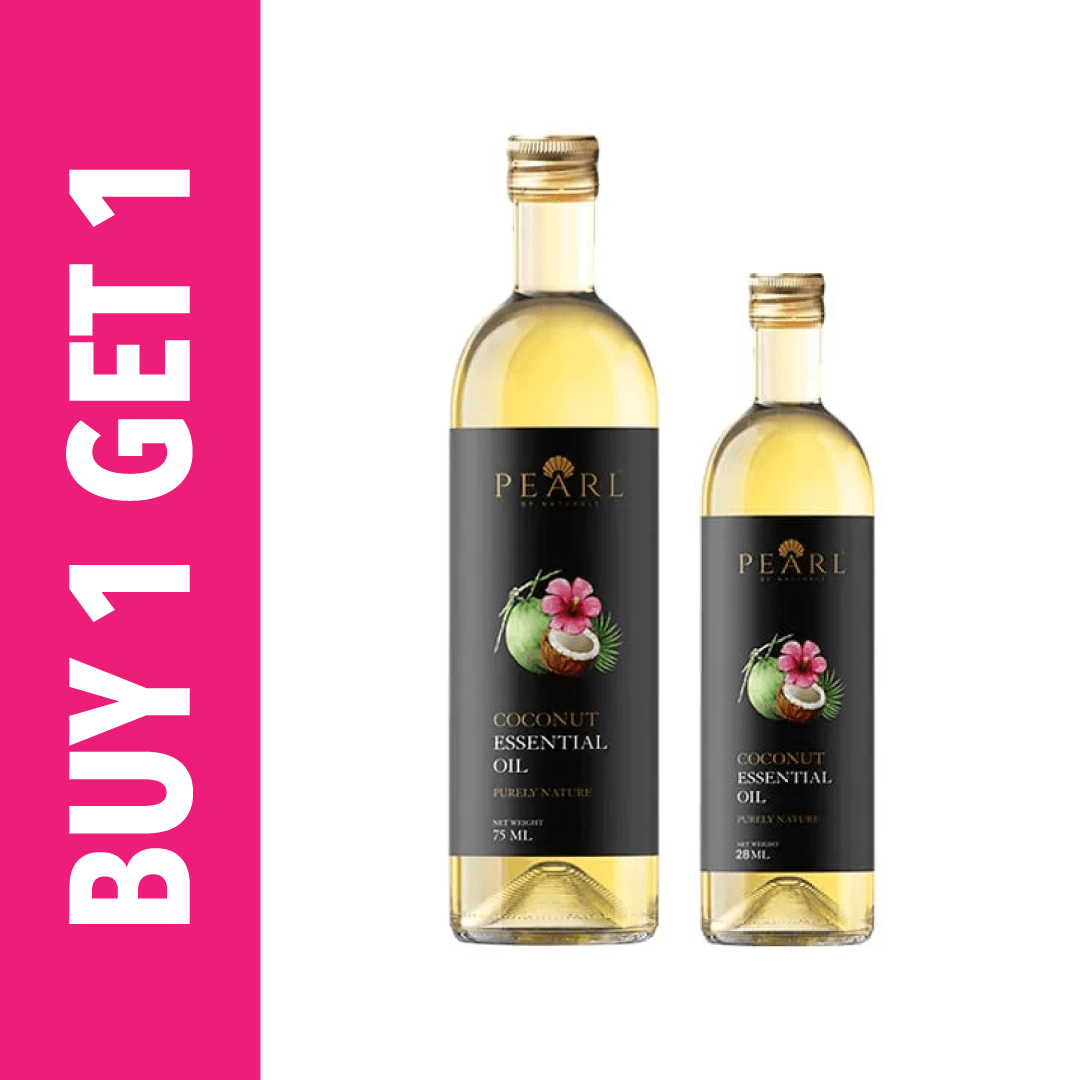 Buy Pearl Coconut essential Oil 75ml and Get Pearl Coconut Essential Oil 28ml Free
