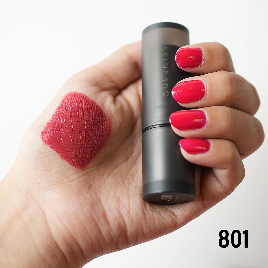 Guerniss Luxely Matte Lipstick - 801 – 3.5gm
