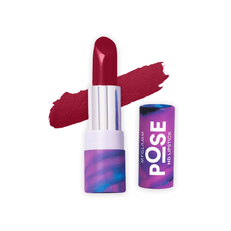 MyGlamm POSE HD Lipstick - Cranberry – 4gm