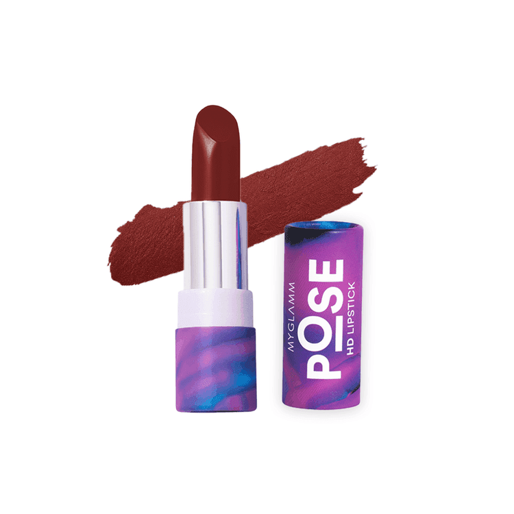 MyGlamm POSE HD Lipstick - Mahogany – 4gm