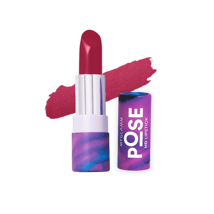 MyGlamm POSE HD Lipstick - Raspberry – 4gm