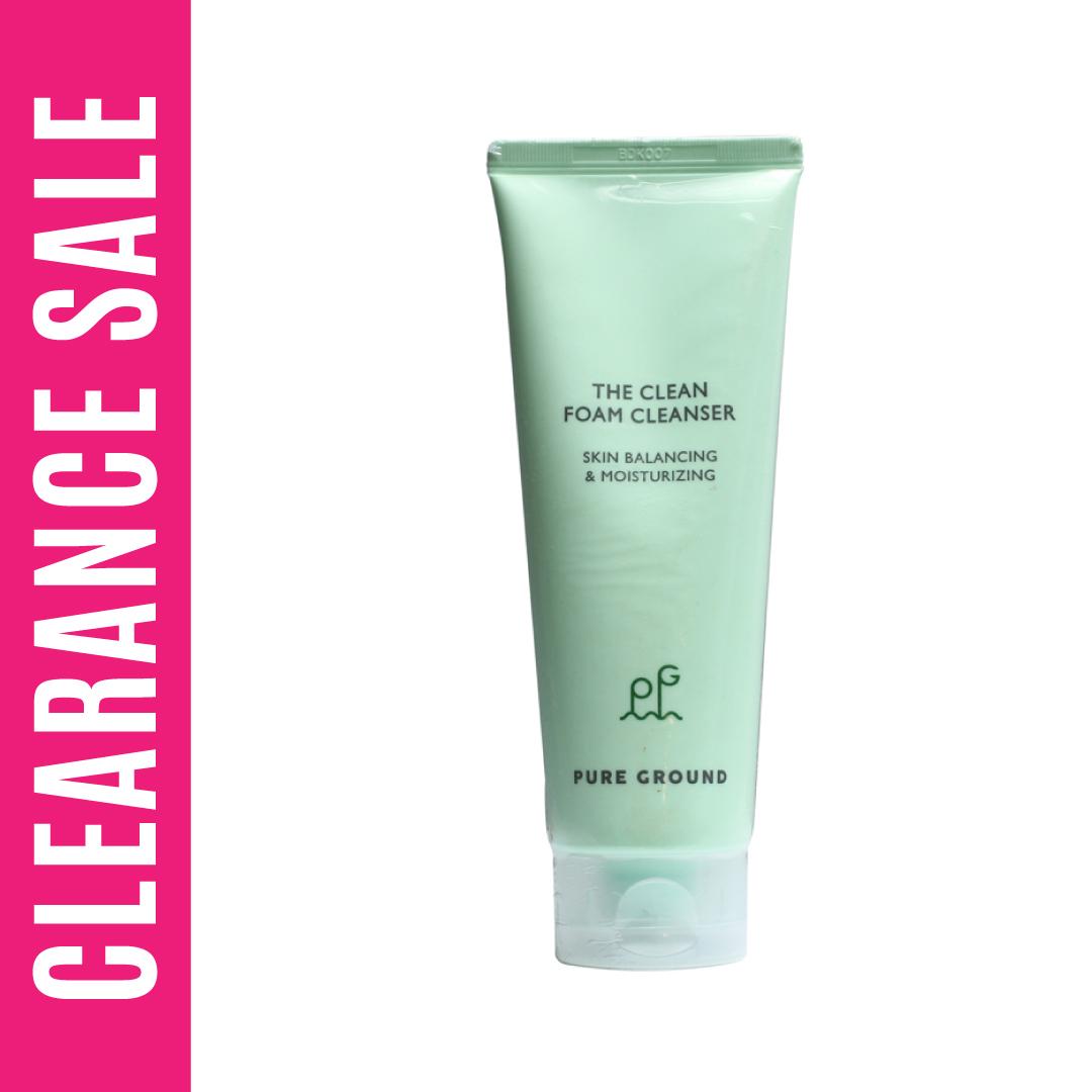 Pure Ground The Clean Foam Cleanser (Expiry Date-17/11/2024) – 150ml