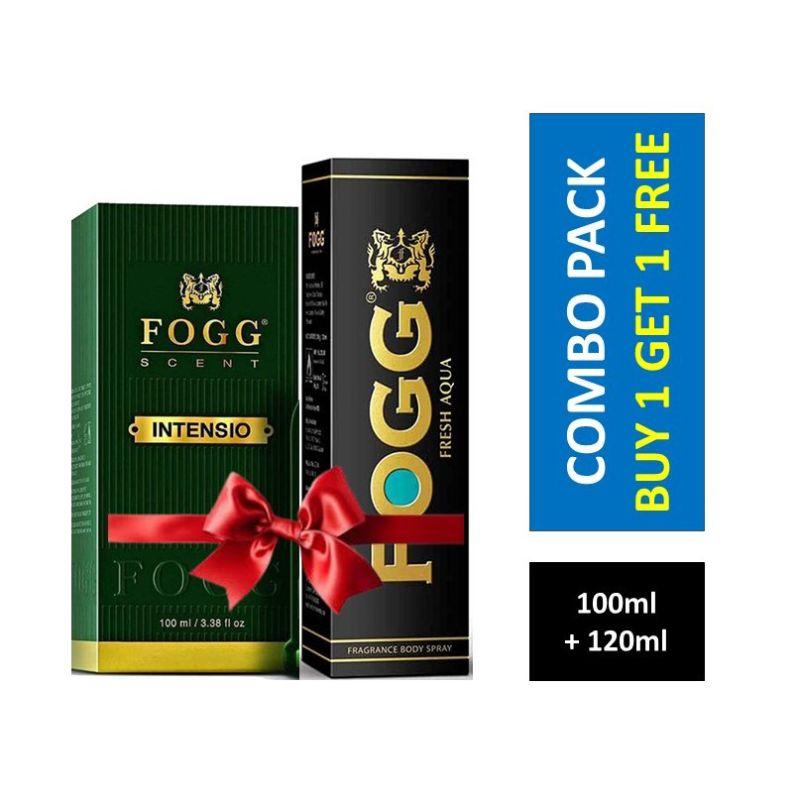 Buy 1 FOGG 100ml Intensio Get 1 Fresh Aqua 120ml Free