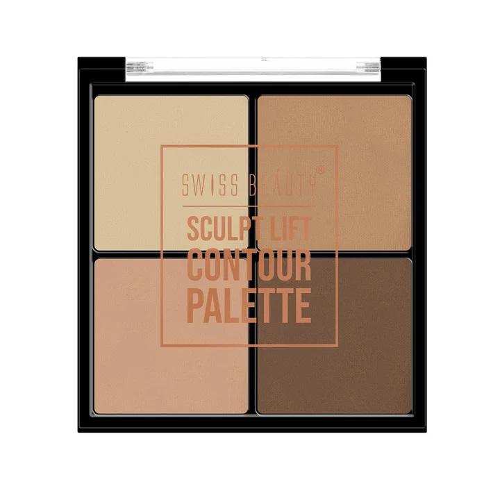 Swiss Beauty Sculpt Lift Contour Palette – 14gm