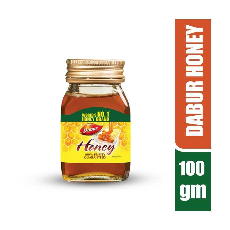 Dabur Honey 100.0 gm: 100% Pure Honey with No Sugar Adulteration – 100gm