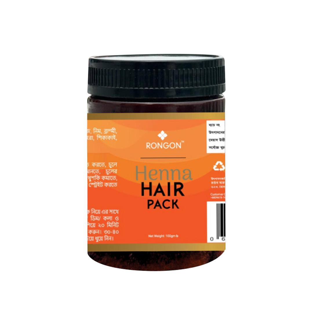 Rongon Herbals HENNA Hair Pack – 100gm