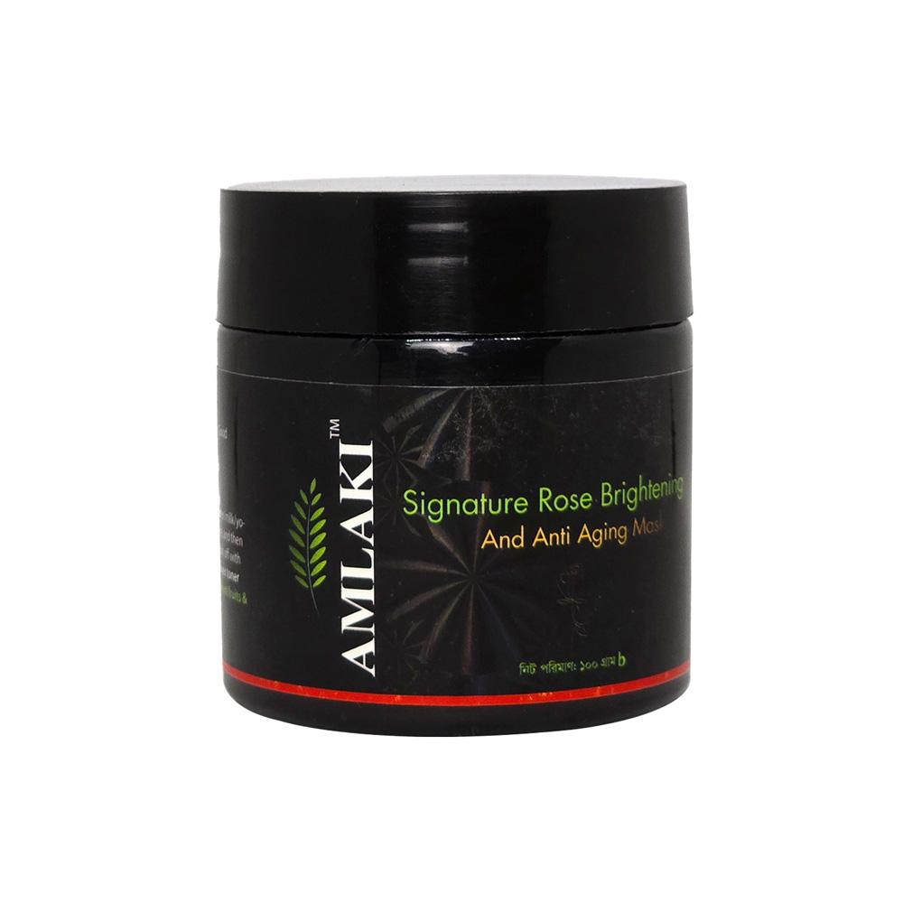 Amlaki Signature Rose Brightening & Anti Aging Mask – 100gm