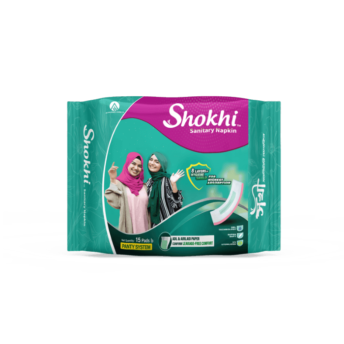 Shokhi Sanitary Napkin (Panty) 15 pcs