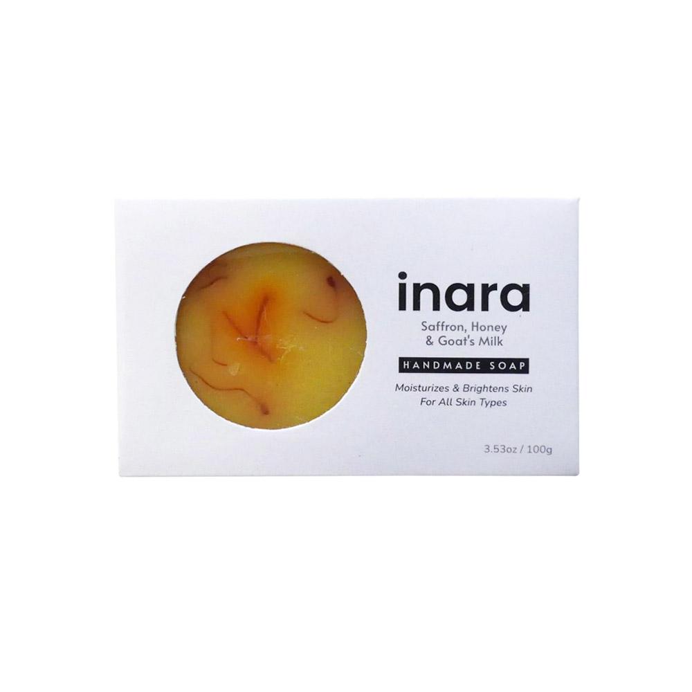 Inara Saffron, Honey & Goat's Milk – 100gm