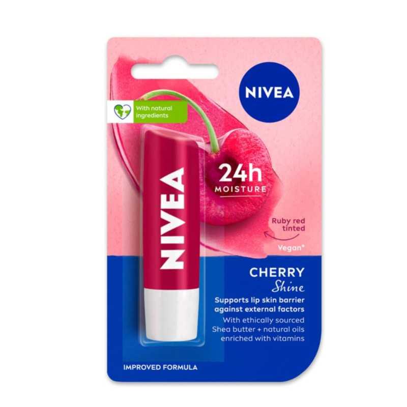 Nivea Lip Care Cherry Shine – 4.8gm
