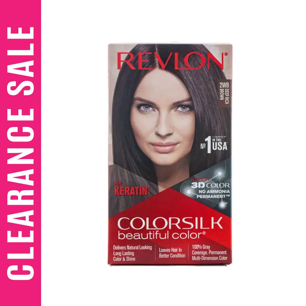 Revlon Color Silk Beautiful Hair Color DEEP RICH BROWN 2WB (Expiry Date - 30/04/26)