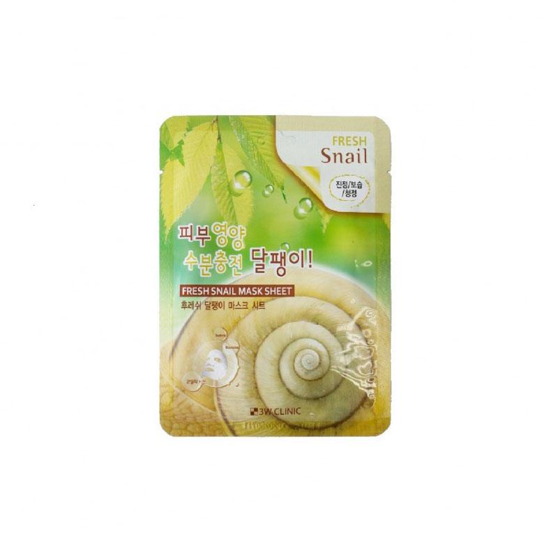3W Clinic Fresh Snail Sheet Mask – 23ml