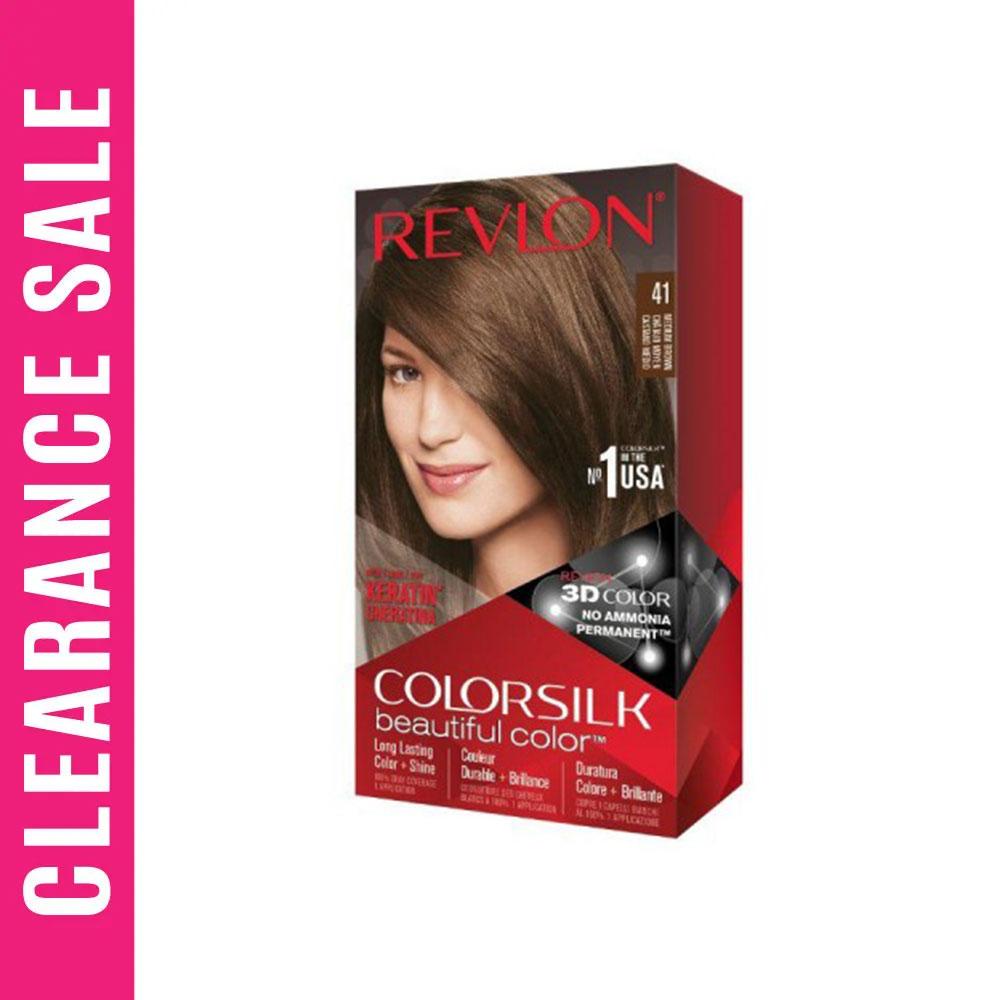 Revlon Colorsilk Hair Color With Keratin For Export -Medium Brown 41 (Expiry Date - 31/12/26) – 59.1ml